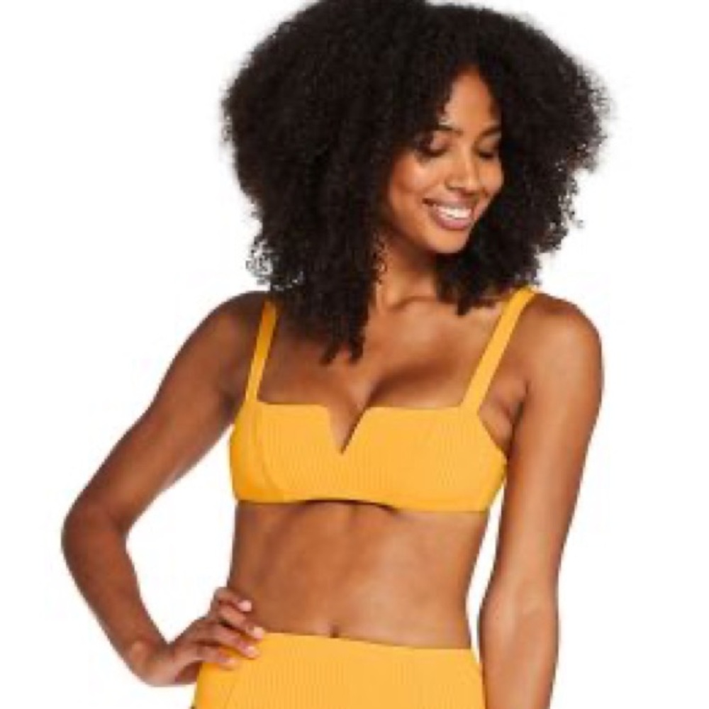 Vitamin A Iced Mango EcoRib Kaya Bikini Top